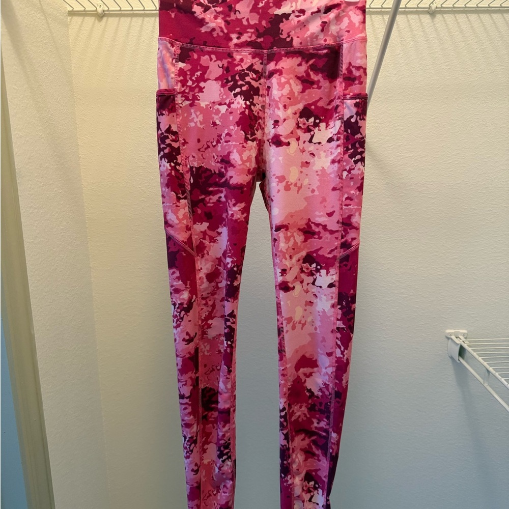 POP Fit Pink Patterned Women's Pants